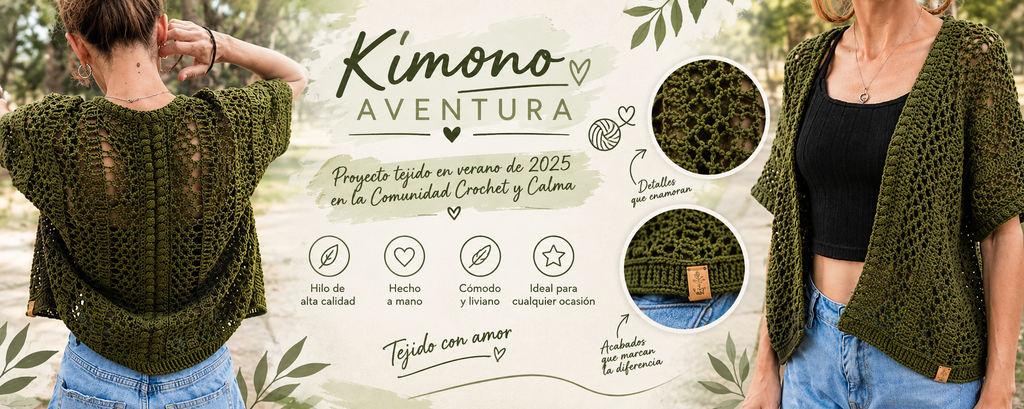 Kimono Aventura Tejido con Amor
